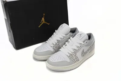 POP Jordan 1 Low PRM Smoke Grey Elephant, DH4269-100 01