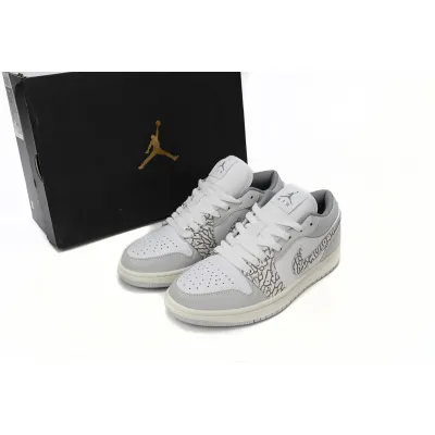POP Jordan 1 Low PRM Smoke Grey Elephant, DH4269-100 01