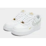 POP  air force 1 white grey gold