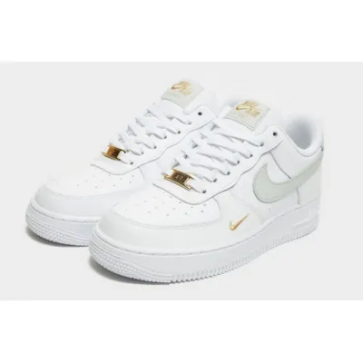 POP  air force 1 white grey gold 01