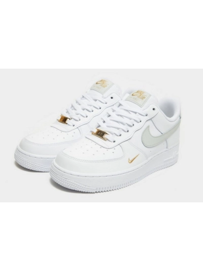 POP  air force 1 white grey gold 01
