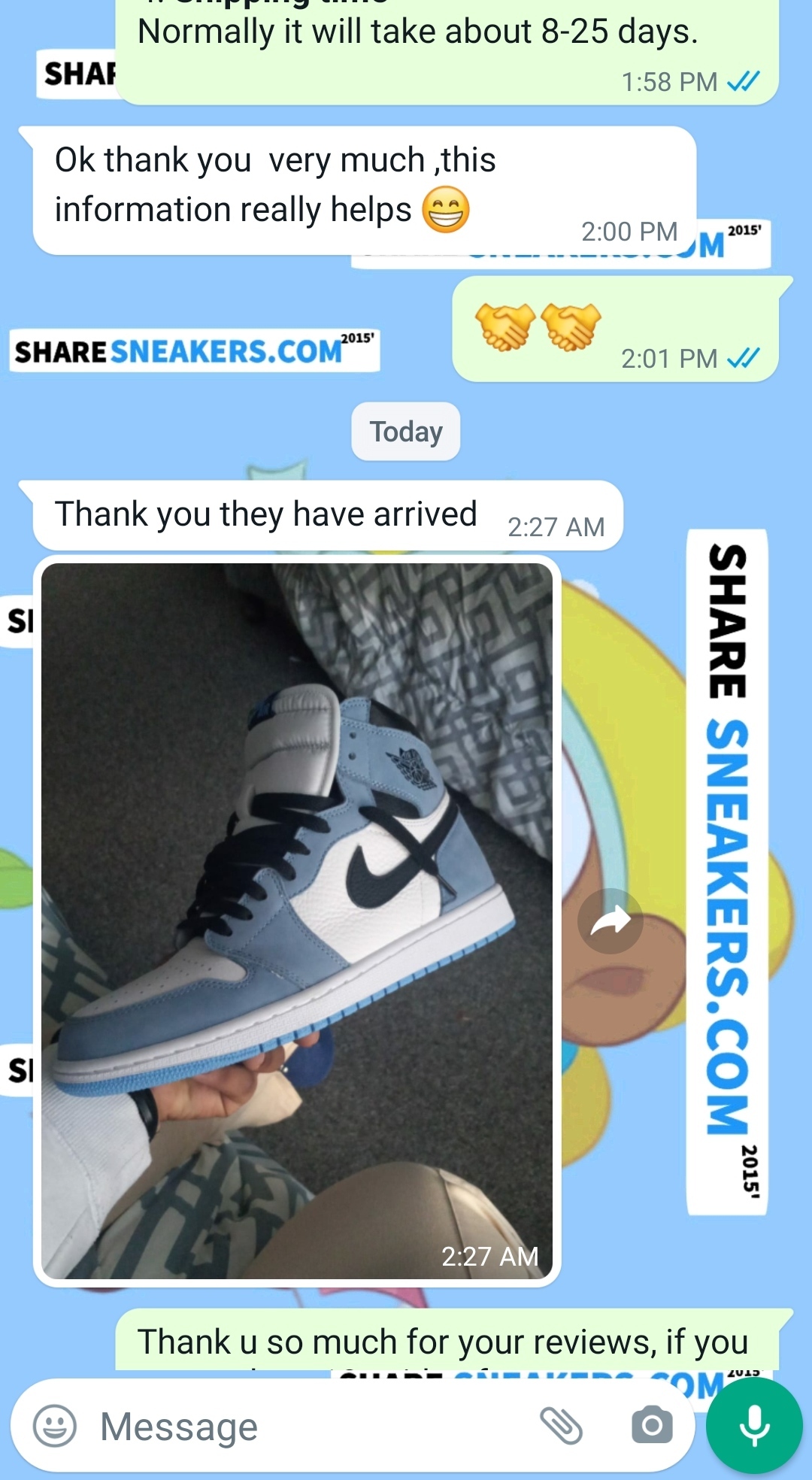 POP  Jordan 1 High OG University Blue 555088-134