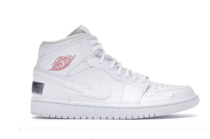 POP  Jordan 1 Mid SE Nike Swoosh On Tour , CW7589-100