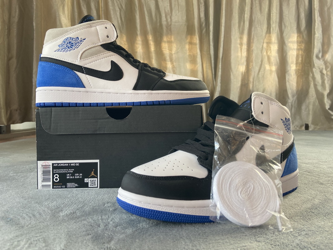 POP  Jordan 1 Mid SE Union Royal, 852542-102