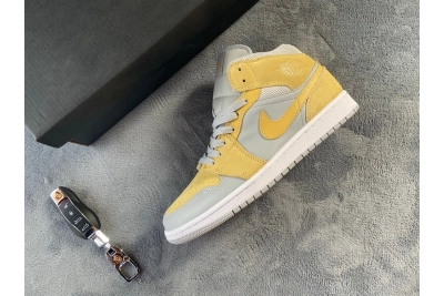 POP  Jordan 1 Mid Mixed Textures Yellow, DA4666-001 02