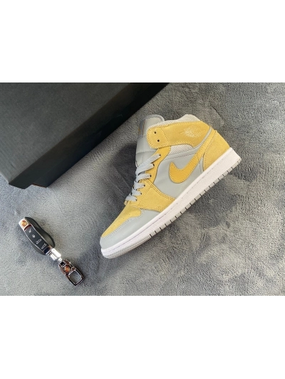 POP  Jordan 1 Mid Mixed Textures Yellow, DA4666-001 02
