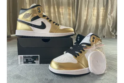 POP  Jordan 1 Mid SE Metallic Gold, DC1419-700 02