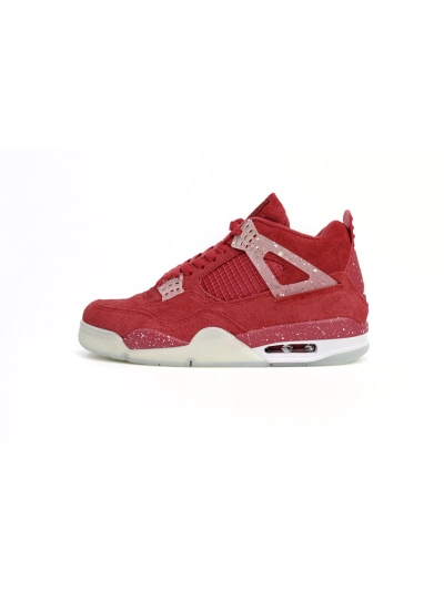 PKGoden Jordan 4 Retro Wine red ink splashing, AJ4-904282 01