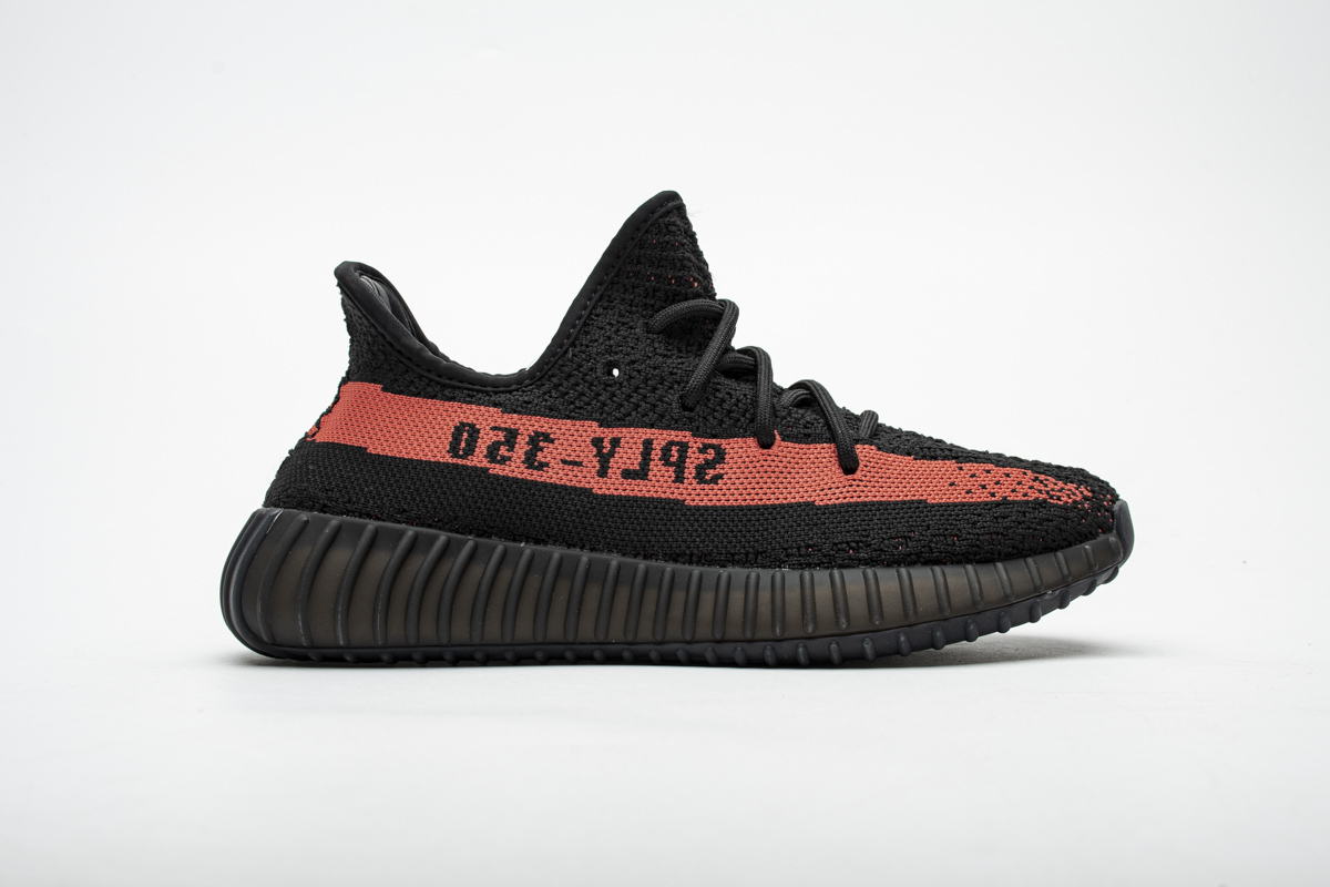  BootsMasterLin Yeezy Boost 350 V2 Core Black Red , BY9612 the best replica sneaker 
