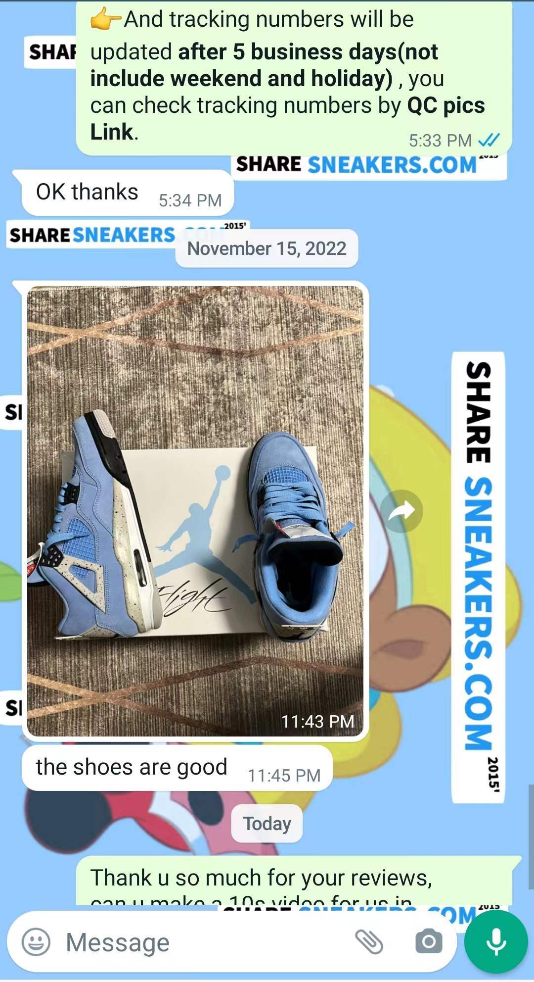 PKGoden Jordan 4 Retro University Blue, CT8527-400