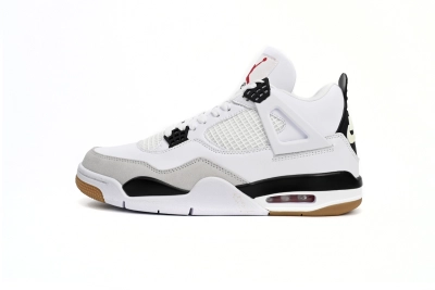 PKGoden Jordan 4 SB White Black,DR5415-100 01