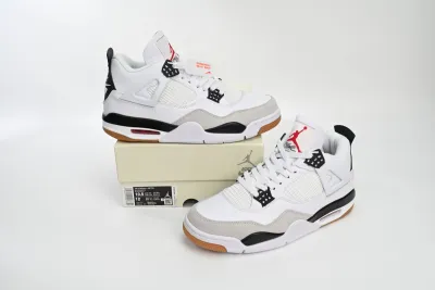 PKGoden Jordan 4 SB White Black,DR5415-100 02
