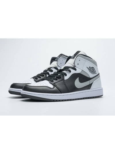 POP  Jordan 1 Mid White Shadow, 554724-073 01