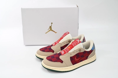 POP Jordan 1 Low Red Zebra, AV3918-758 01