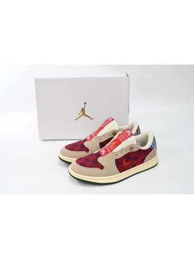 POP Jordan 1 Low Red Zebra, AV3918-758 01