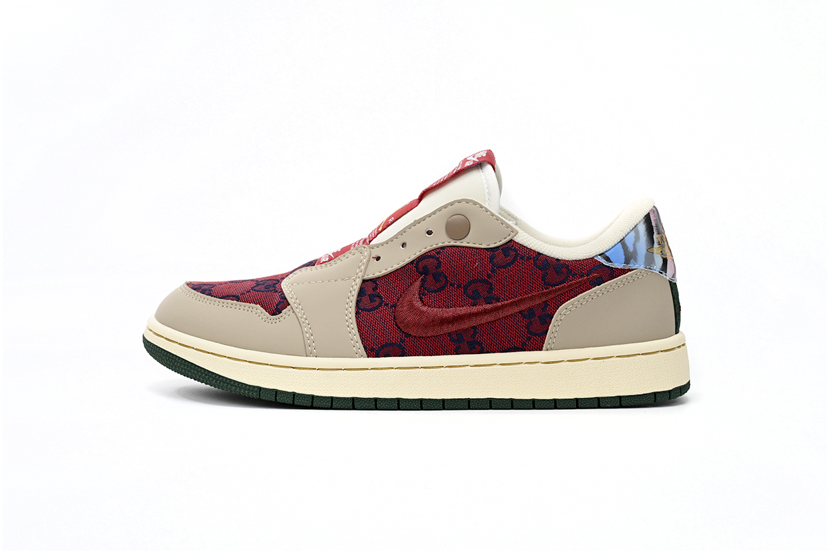 POP Jordan 1 Low Red Zebra, AV3918-758