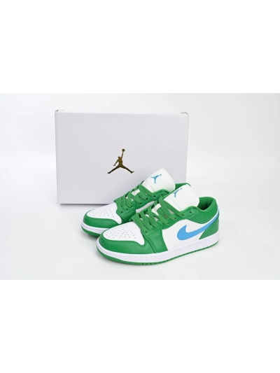 POP Jordan 1 Low Lucky Green Aquatone, DC0774-304 01
