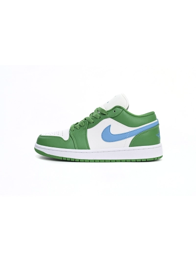 POP Jordan 1 Low Lucky Green Aquatone, DC0774-304 02