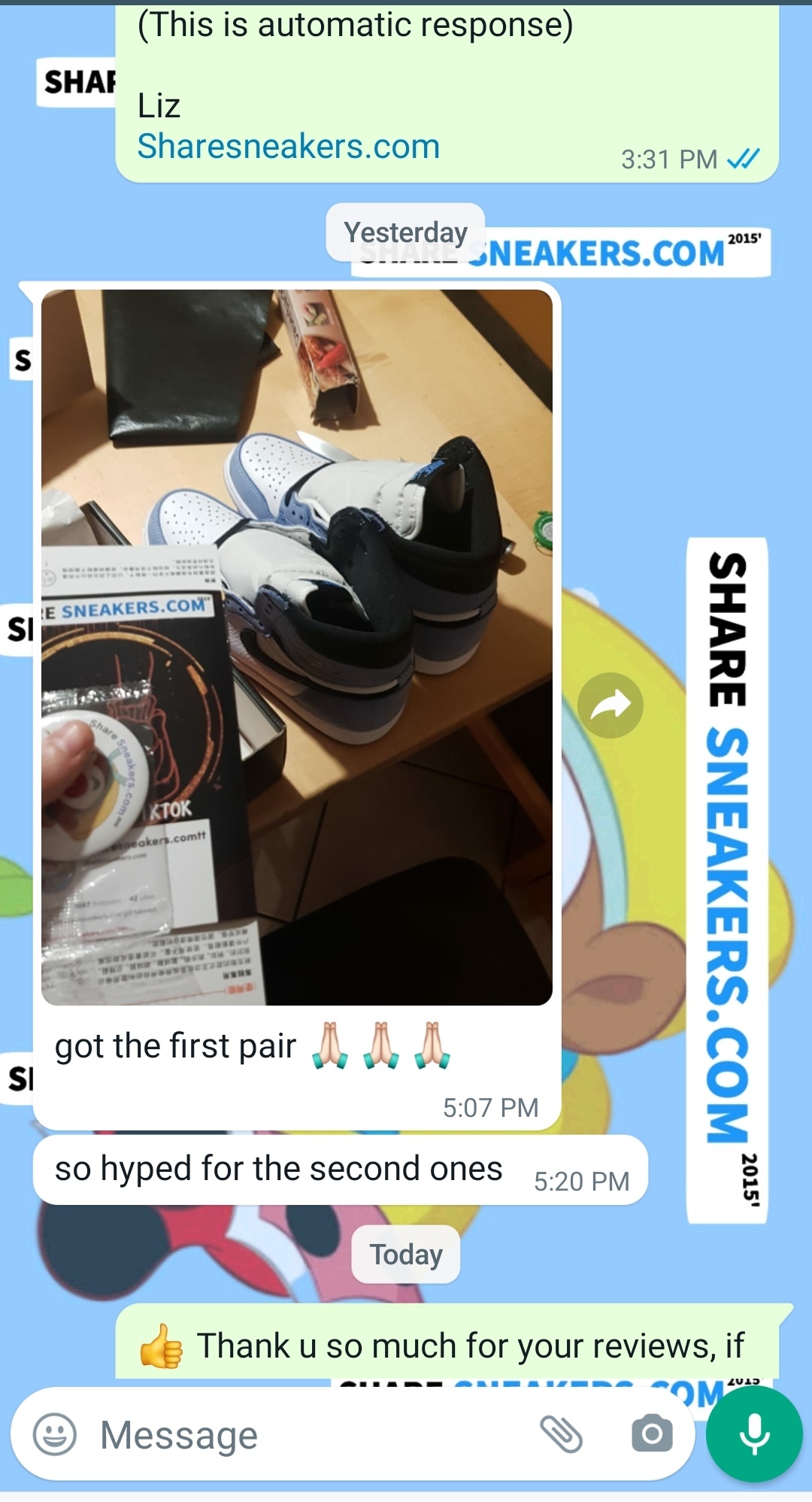 [‼️50% off‼️] PKGoden  Jordan 1 High OG University Blue 555088-134