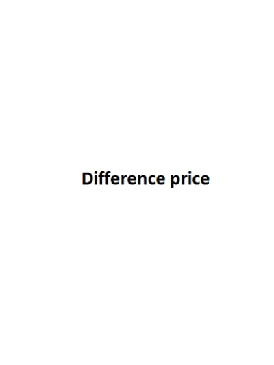 Exclusive for making up the difference, pls don't choose this item 01