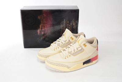 PKGoden  J Balvin x Air Jordan 3 White Blue Red, FN0344-901 01