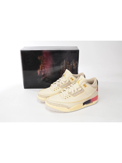 PKGoden  J Balvin x Air Jordan 3 White Blue Red, FN0344-901 01