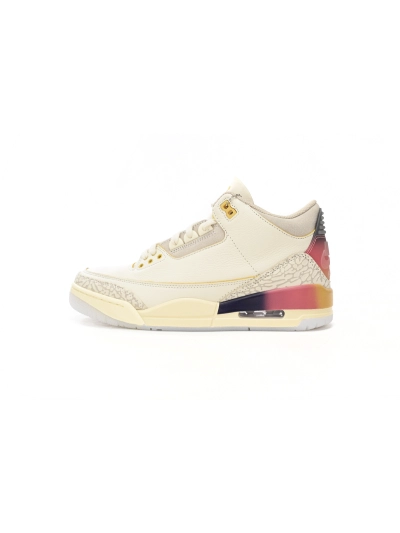 PKGoden  J Balvin x Air Jordan 3 White Blue Red, FN0344-901 02