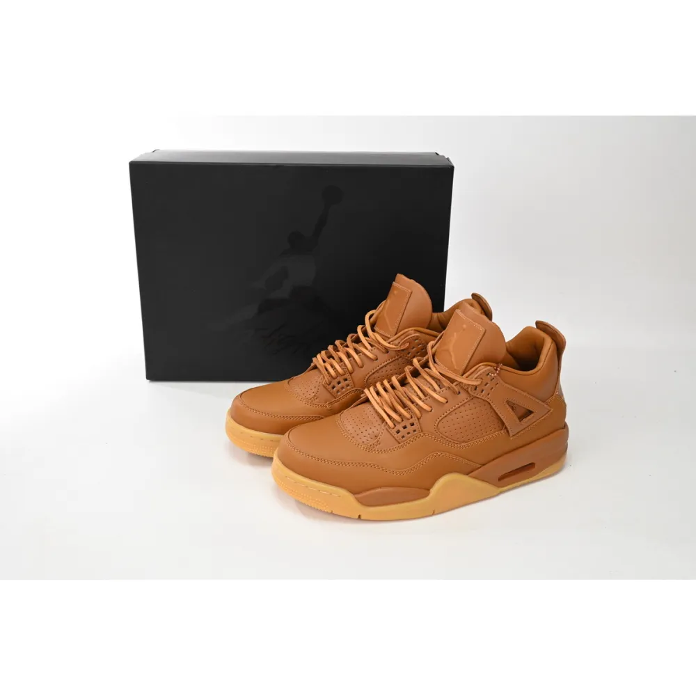 Free Shipping: PKGoden Jordan 4 Retro Ginger Wheat, 819139-205