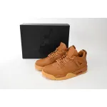 Free Shipping: PKGoden Jordan 4 Retro Ginger Wheat, 819139-205
