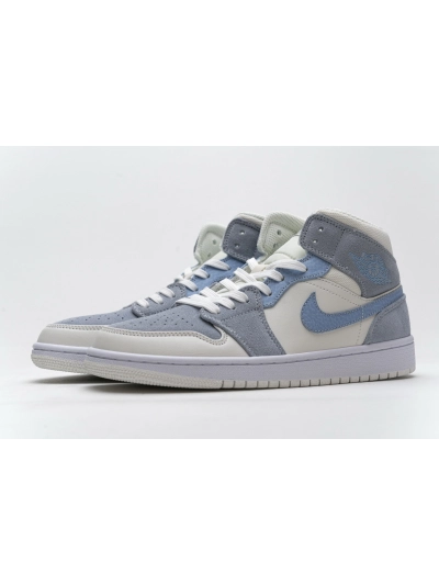 POP  Jordan 1 Mid Mixed Textures Blue, DA4666-100 01