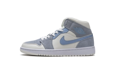POP  Jordan 1 Mid Mixed Textures Blue, DA4666-100 02