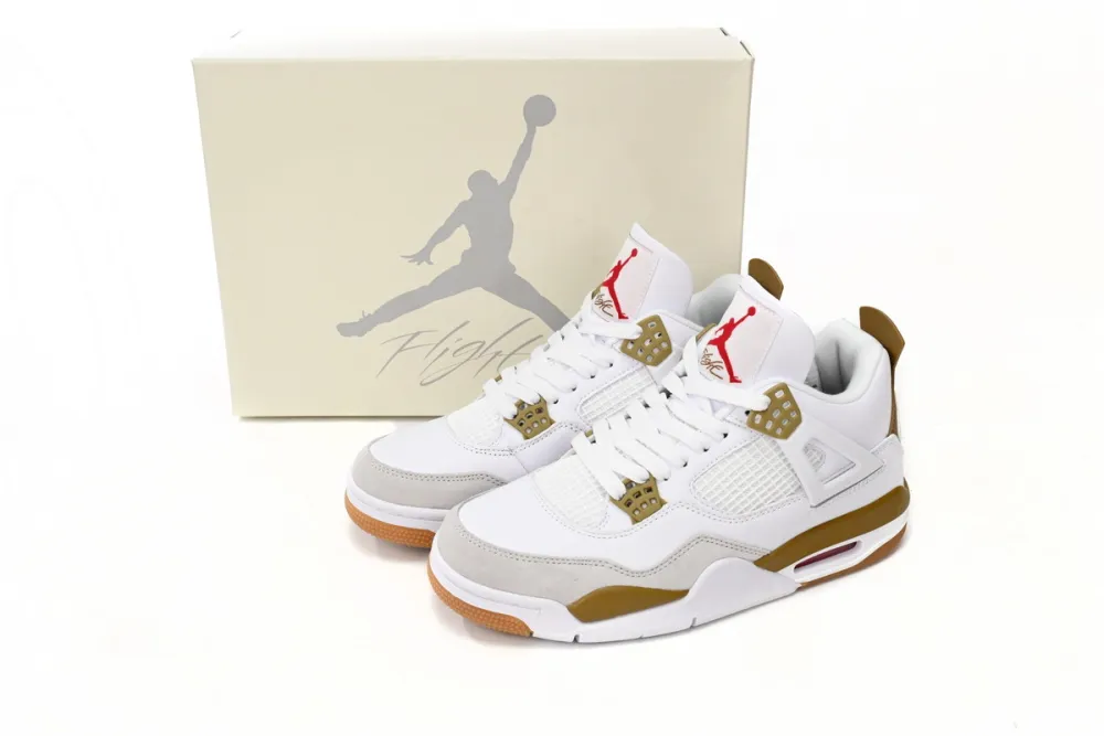 PKGoden Jordan 4 Sb White Brown, DR5415-120