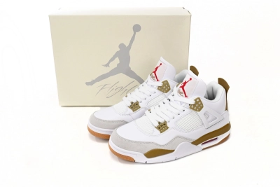 PKGoden Jordan 4 Sb White Brown, DR5415-120 02