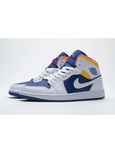 POP  Jordan 1 Mid Royal Blue Laser Orange554724-131 01