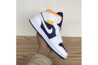 POP  Jordan 1 Mid Royal Blue Laser Orange554724-131 02