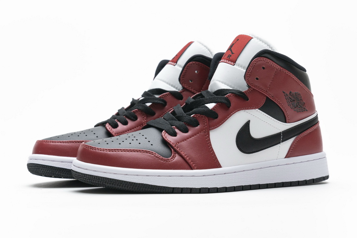 POP  Jordan 1 Mid Chiago red, 554725-069