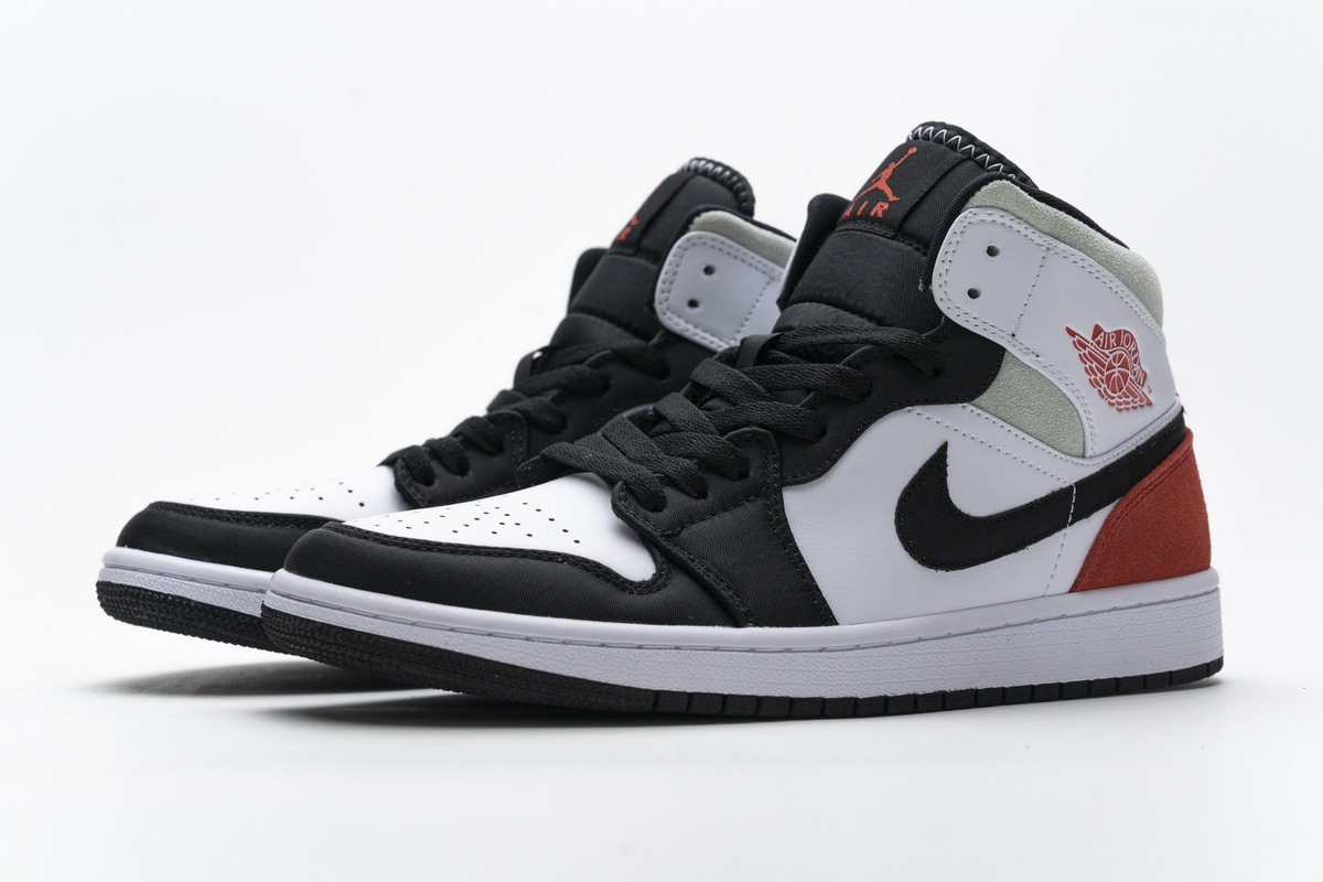 POP  Jordan 1 Mid SE Union Black Toe, 852542-100