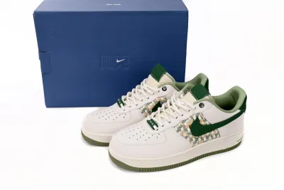 POP Air Force 1 Low '07 Premium NAI-KE Bamboo Weave Sail Gorge Green,FN0369-100 01