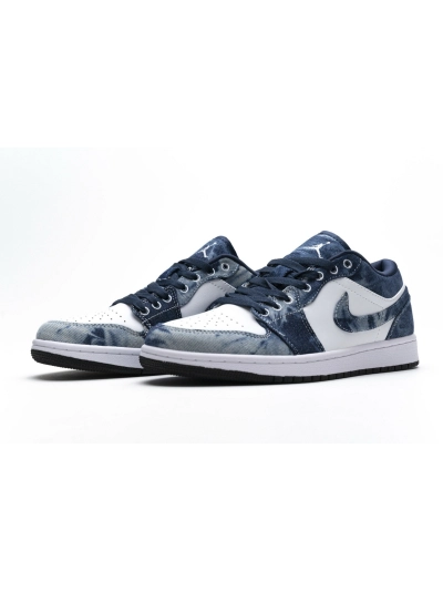 POP Jordan 1 Low Washed Denim,CZ8455-100 01