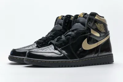 POP  Jordan 1 Retro High Black Metallic Gold (2020),555088-032 01