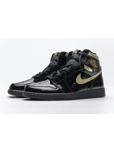 POP  Jordan 1 Retro High Black Metallic Gold (2020),555088-032 01