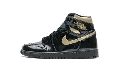 POP  Jordan 1 Retro High Black Metallic Gold (2020),555088-032 02
