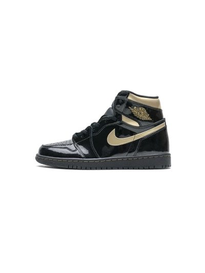 POP  Jordan 1 Retro High Black Metallic Gold (2020),555088-032 02