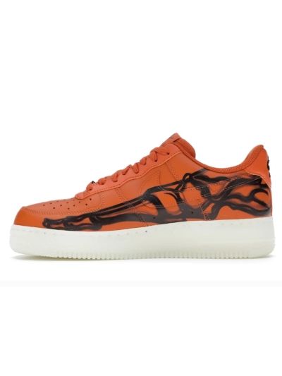 PKGoden  Air Force 1 Low Orange Skeleton Halloween,CU8067-800 01