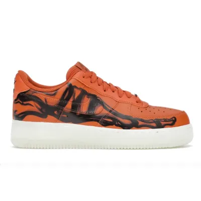 PKGoden  Air Force 1 Low Orange Skeleton Halloween,CU8067-800 02
