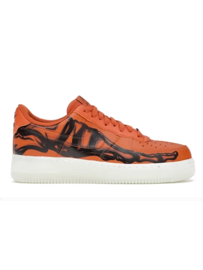PKGoden  Air Force 1 Low Orange Skeleton Halloween,CU8067-800 02