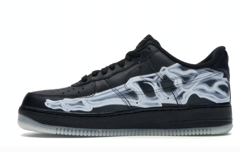 PKGoden  Air Force 1 Low Black Skeleton Halloween, BQ7541 001
