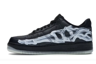PKGoden  Air Force 1 Low Black Skeleton Halloween, BQ7541 001 01