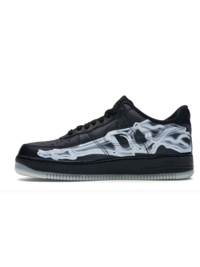 PKGoden  Air Force 1 Low Black Skeleton Halloween, BQ7541 001 01