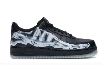 PKGoden  Air Force 1 Low Black Skeleton Halloween, BQ7541 001 02